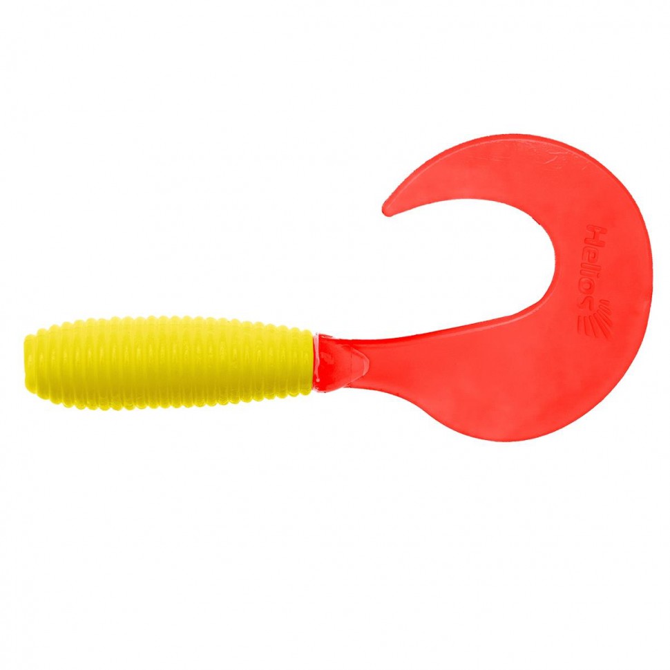 Твистер Helios Credo 3,35"/8,5 см, цвет Yellow RT 7 шт HS-11-038 , 